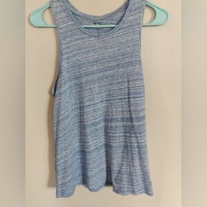 GAP Blue Heathered Tank Top